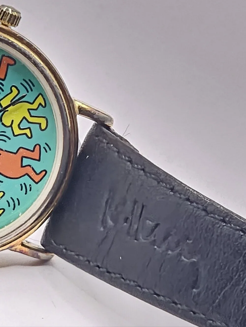 1989 Keith Haring LITO Paris Green Edition Wristwatch Untested